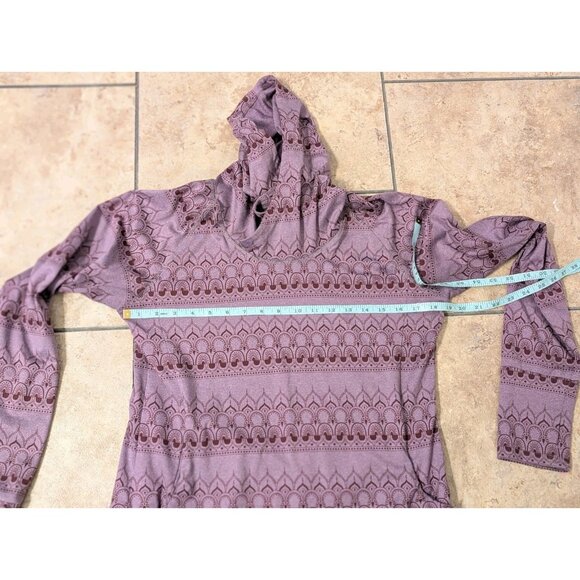 FlyLow Anna Hoody Purple Women's Sz M UPF 50 Quick Dry Athleisure - Picture 11 of 12